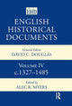 Book cover of: English Historical Documents. By: A. R. Myers