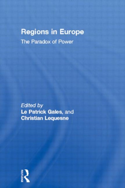 Book cover of: Regions in Europe