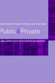 Book cover of: Public and Private. By: M. D'entreves