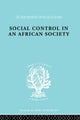 Book cover of: Social Control in an African Society. By: P.h. Gulliver