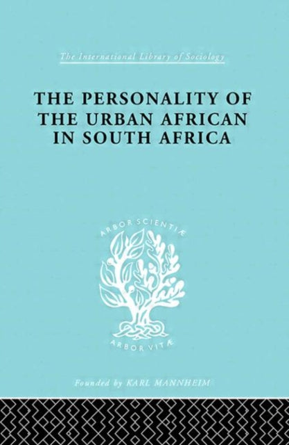 Book cover of: Personality of the Urban African in South Africa. By: C. de Ridder