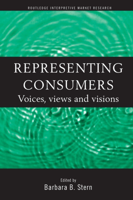 Book cover of: Representing Consumers. By: Barbara Stern