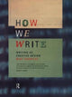 Book cover of: How We Write. By: Sharples, Mike