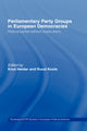 Book cover of: Parliamentary Party Groups in European Democracies. By: Knut Heidar