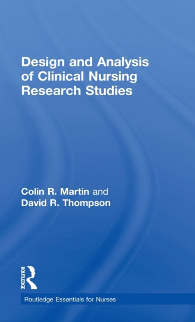 Design and Analysis of Clinical Nursing Research Studies