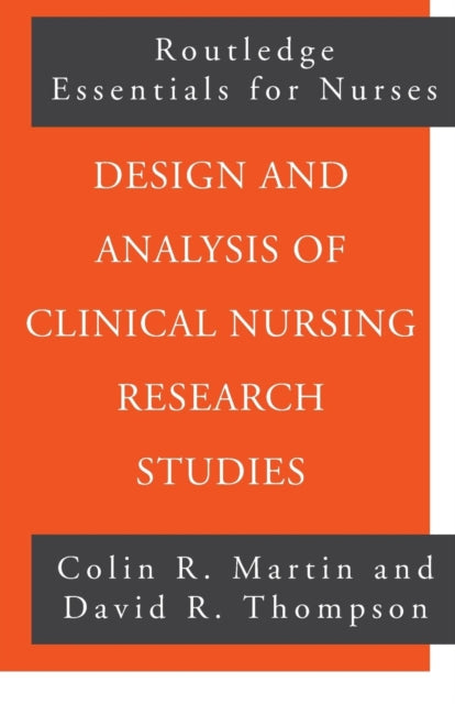 Design and Analysis of Clinical Nursing Research Studies