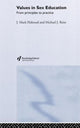Book cover of: Values in Sex Education