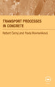 Book cover of: Transport Processes in Concrete