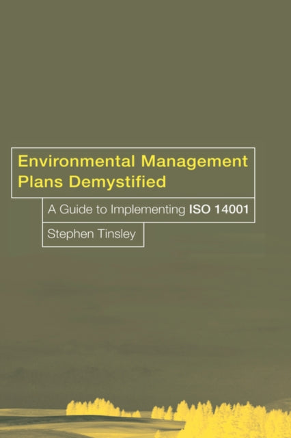 Book cover of: Environmental Management Plans Demystified