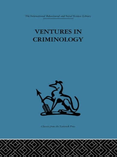 Book cover of: Ventures in Criminology. By: Sheldon Glueck