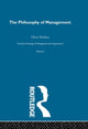 Book cover of: Philosophy of Management. By: Oliver Sheldon