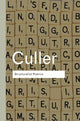 Book cover of: Structuralist Poetics