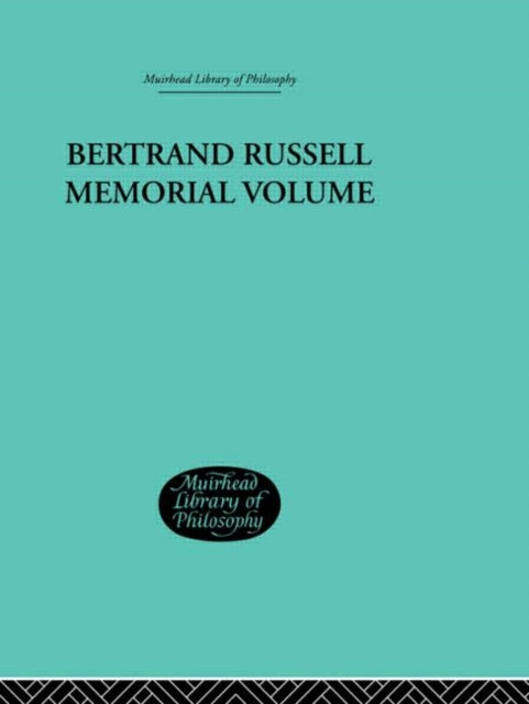 Book cover of: Bertrand Russell Memorial Volume. By: George Roberts