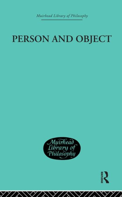 Book cover of: Person and Object. By: Roder Chisholm