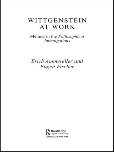 Book cover of: Wittgenstein at Work