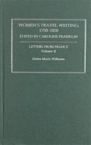 Womens Travel Writing 1750-1850
