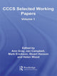 Book cover of: CCCS Selected Working Papers. By: Ann Gray