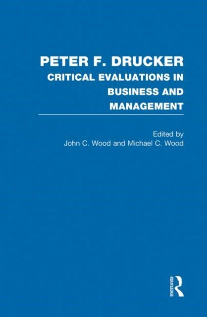 Book cover of: Peter F. Drucker