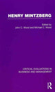 Book cover of: Henry Mintzberg. By: John C. Wood