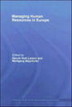 Book cover of: Managing Human Resources in Europe