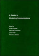 Book cover of: Reader in Marketing Communications