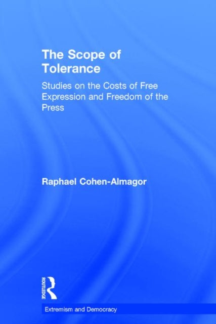 Book cover of: Scope of Tolerance. By: Cohen-AlmAgor