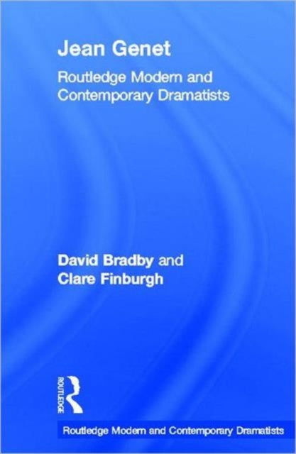 Book cover of: Jean Genet. By: D Bradby