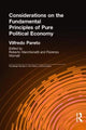 Book cover of: Considerations on the Fundamental Principles of Pure Political Economy. By: Vilfred Pareto