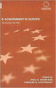 Book cover of: E-government in Europe. By: Nixon/Koutrakou