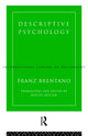 Book cover of: Descriptive Psychology. By: Franz Brentano