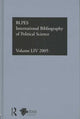 Book cover of: IBSS: Political Science: 2005 Vol.54. By: British Library