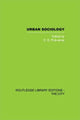 Book cover of: Urban Sociology. By: C. G Pickvance