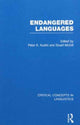 Book cover of: Endangered Languages. By: Peter Austin