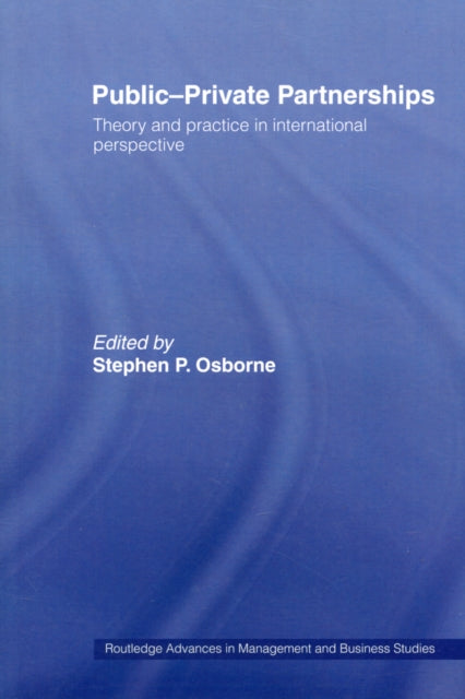 Book cover of: Public-Private Partnerships. By: Stephen Osborne