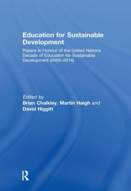 Book cover of: Education for Sustainable Development. By: Brian Chalkley