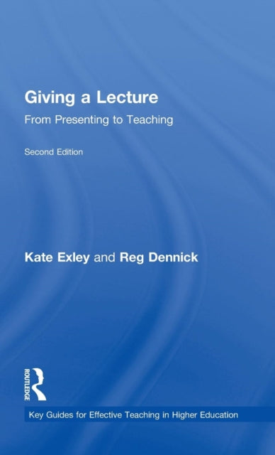 Book cover of: Giving a Lecture. By: Kate Exley