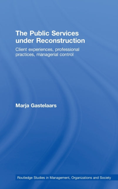 Book cover of: Public Services under Reconstruction. By: Marja Gastelaars