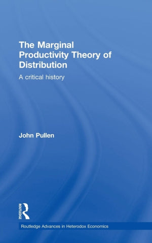 Marginal Productivity Theory of Distribution