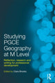 Book cover of: Studying PGCE Geography at M Level