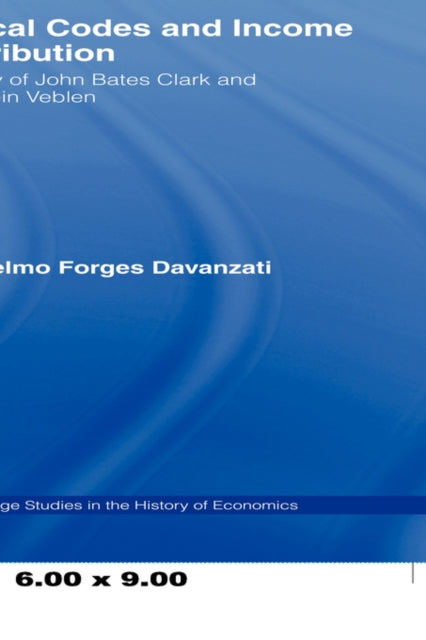 Book cover of: Ethical Codes and Income Distribution. By: Guglielmo Forges Davanzati