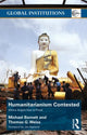 Book cover of: Humanitarianism Contested. By: Michael N. Barnett