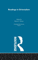 Book cover of: Readings Orient:Orientalsm V 1. By: Bryan S. Turner