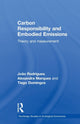 Book cover of: Carbon Responsibility and Embodied Emissions. By: João F. D. Rodrigues
