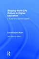 Book cover of: Shaping Work-Life Culture in Higher Education. By: Laura Koppes Bryan