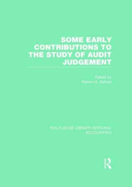 Book cover of: Routledge Library Editions: Accounting