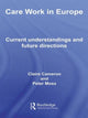 Book cover of: Care Work in Europe. By: Claire Cameron