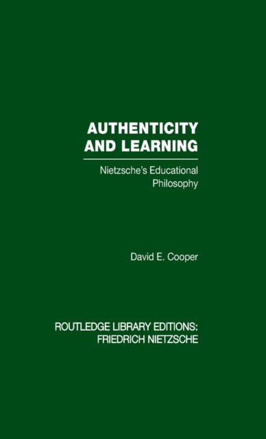 Book cover of: Authenticity and Learning. By: Cooper, David E.