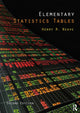 Book cover of: Elementary Statistics Tables. By: Henry R. Neave