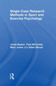 Book cover of: Single-Case Research Methods in Sport and Exercise Psychology. By: Jamie Barker