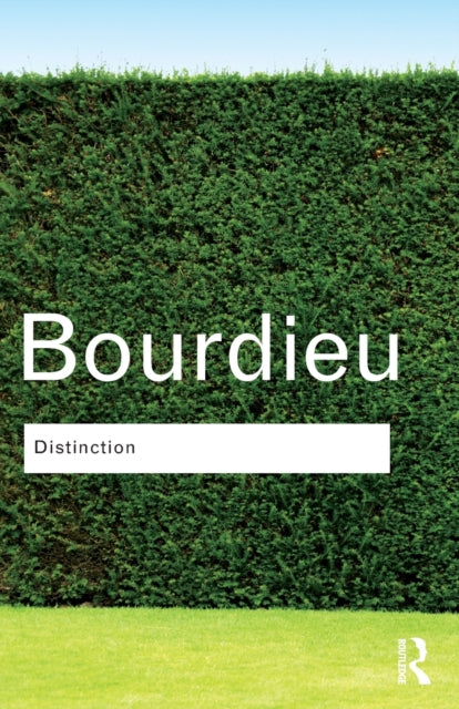 Book cover of: Distinction